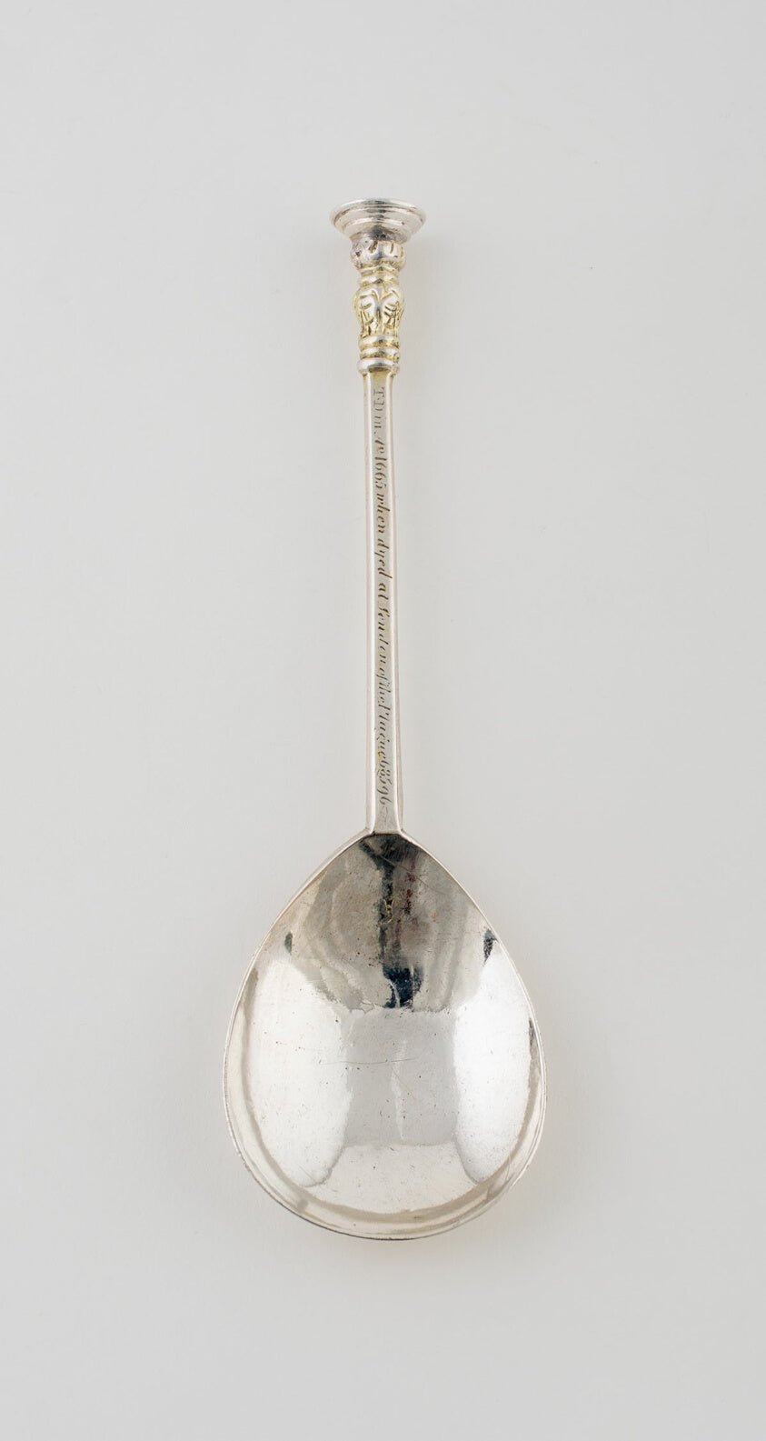 Spoon Commemorating the London Plague by Wokingham, England, 23x16"( A2 size ) Poster Print