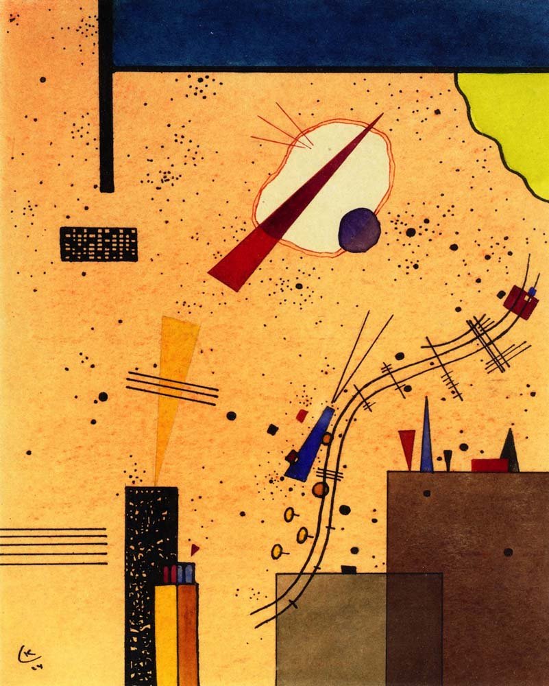 Spray - Wassily Kandinsky -1924 by Wassily Kandinsky, 23x16"( A2 size ) Poster Print