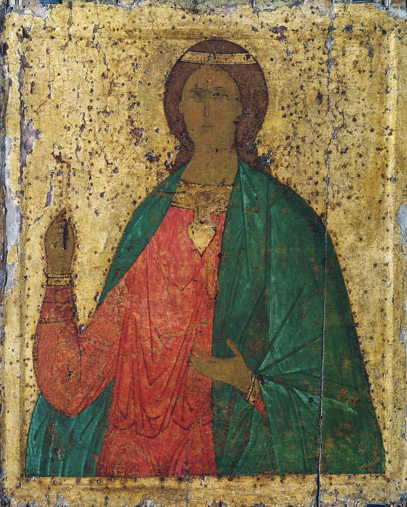 St. Barbara, vintage artwork by Dionysius, A3 (16x12") Poster Print