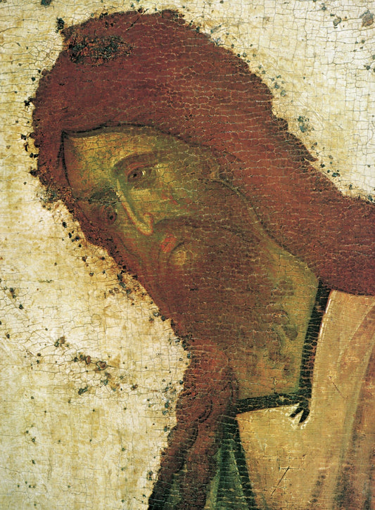 St. John the Baptist, vintage artwork by Theophanes the Greek, 12x8" (A4) Poster
