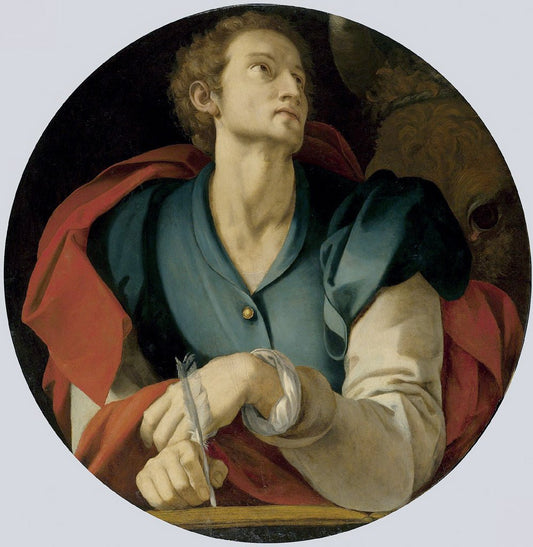 St. Luke, vintage artwork by Agnolo Bronzino, A3 (16x12") Poster Print