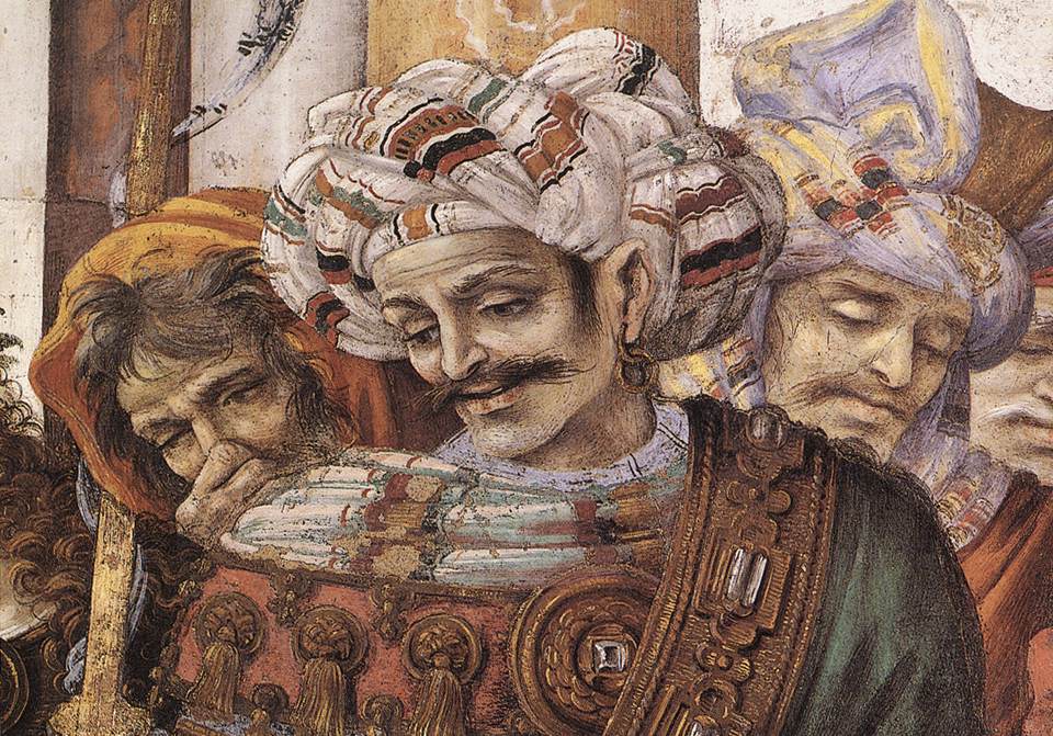 St Philip Driving the Dragon from the Temple of Hieropolis (detail), vintage artwork by Filippino Lippi, A3 (16x12") Poster Print