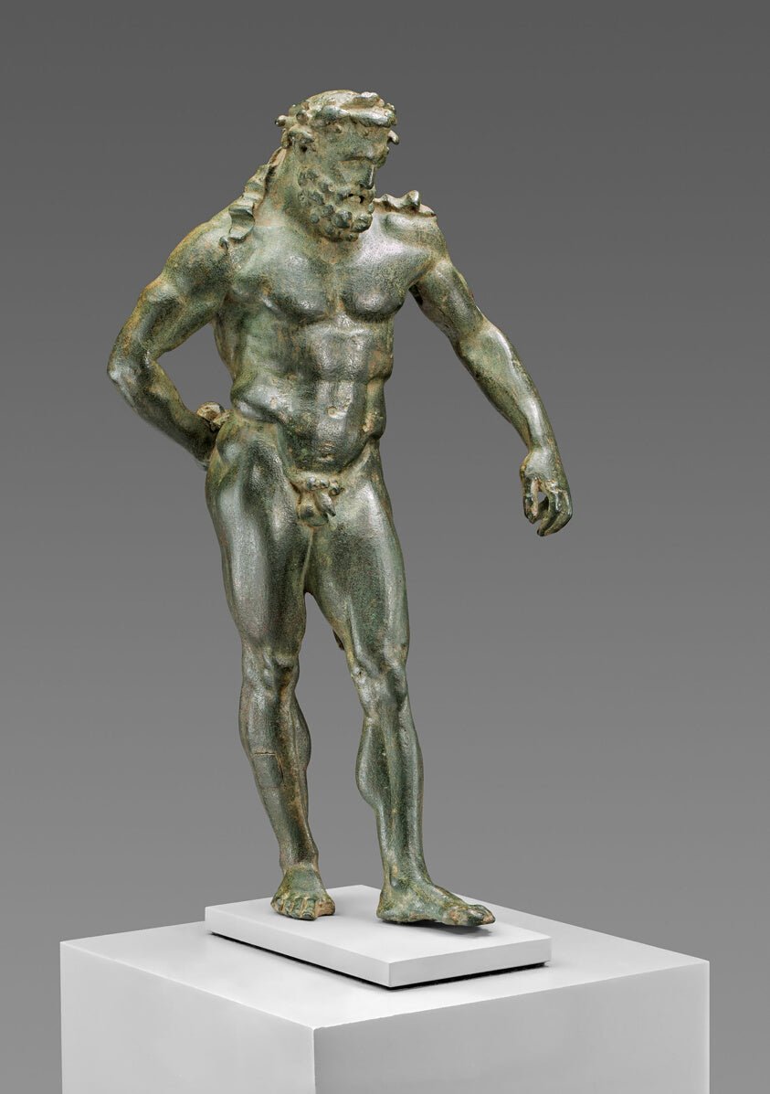 Statuette of Hercules by Roman, 23x16"( A2 size) Poster Print
