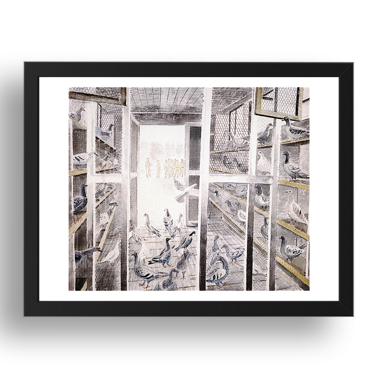 Steddifords Mobile Pigeon, Sawbridgeworth by Eric Ravilious, 17x13" Frame