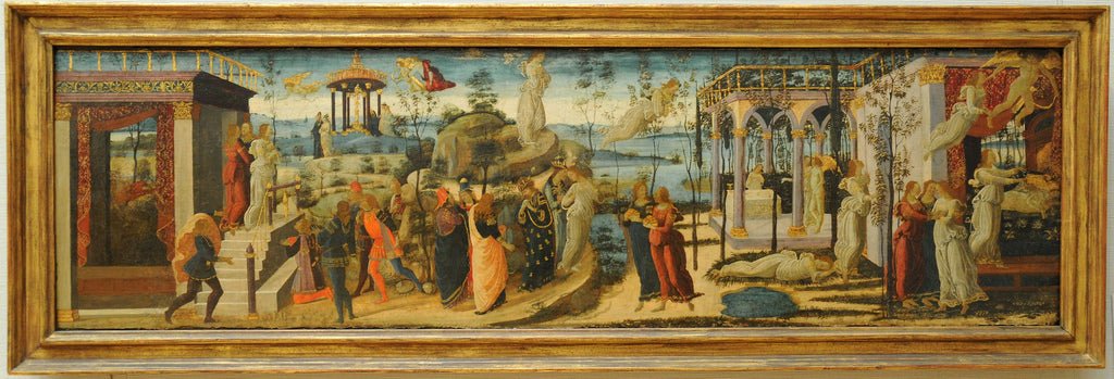 Story of Psyche, vintage artwork by Jacopo del Sellaio, A3 (16x12") Poster Print