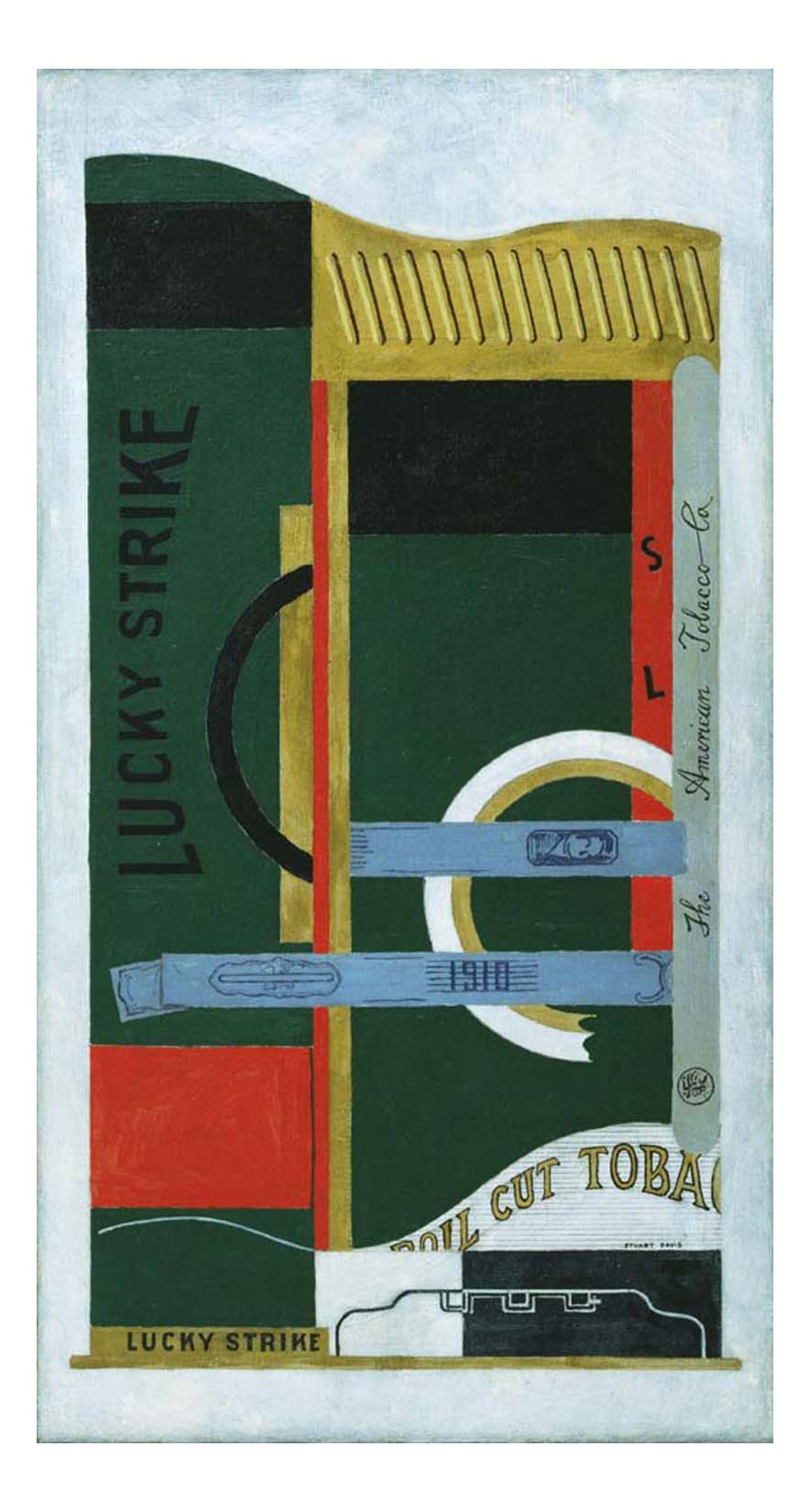 Stuart Davis - Lucky Strike, 16x12" (A3) Poster Print