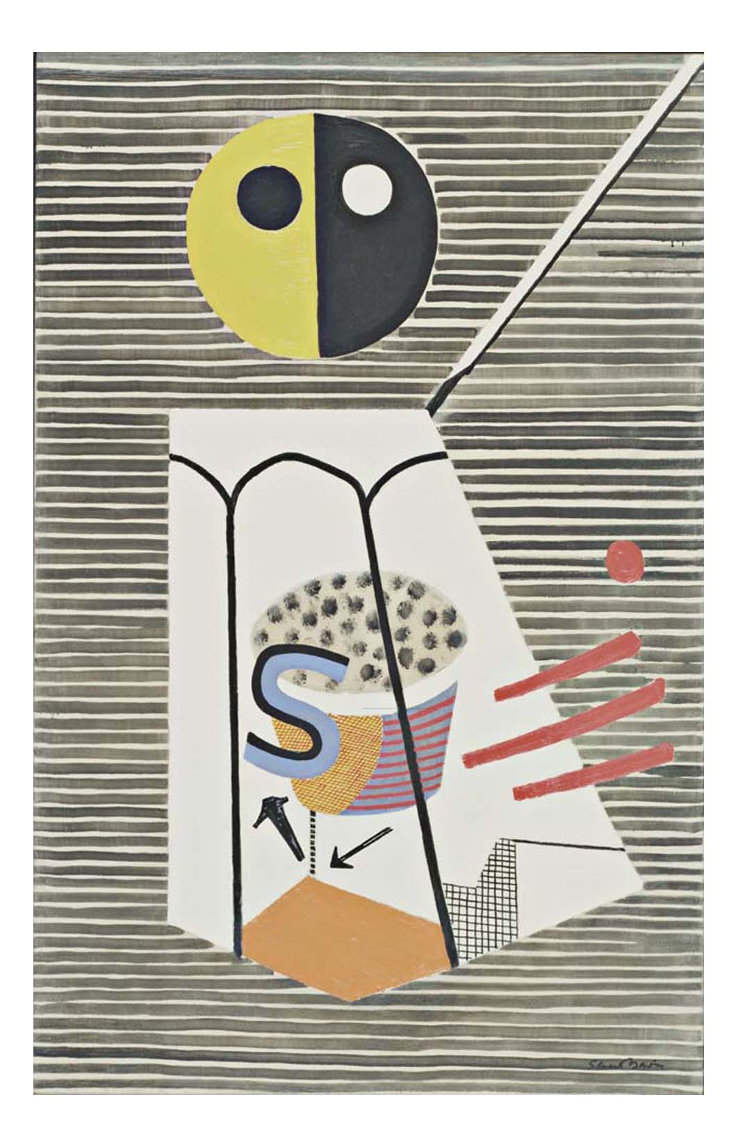 Stuart Davis - Salt Shaker, 16x12" (A3) Poster Print