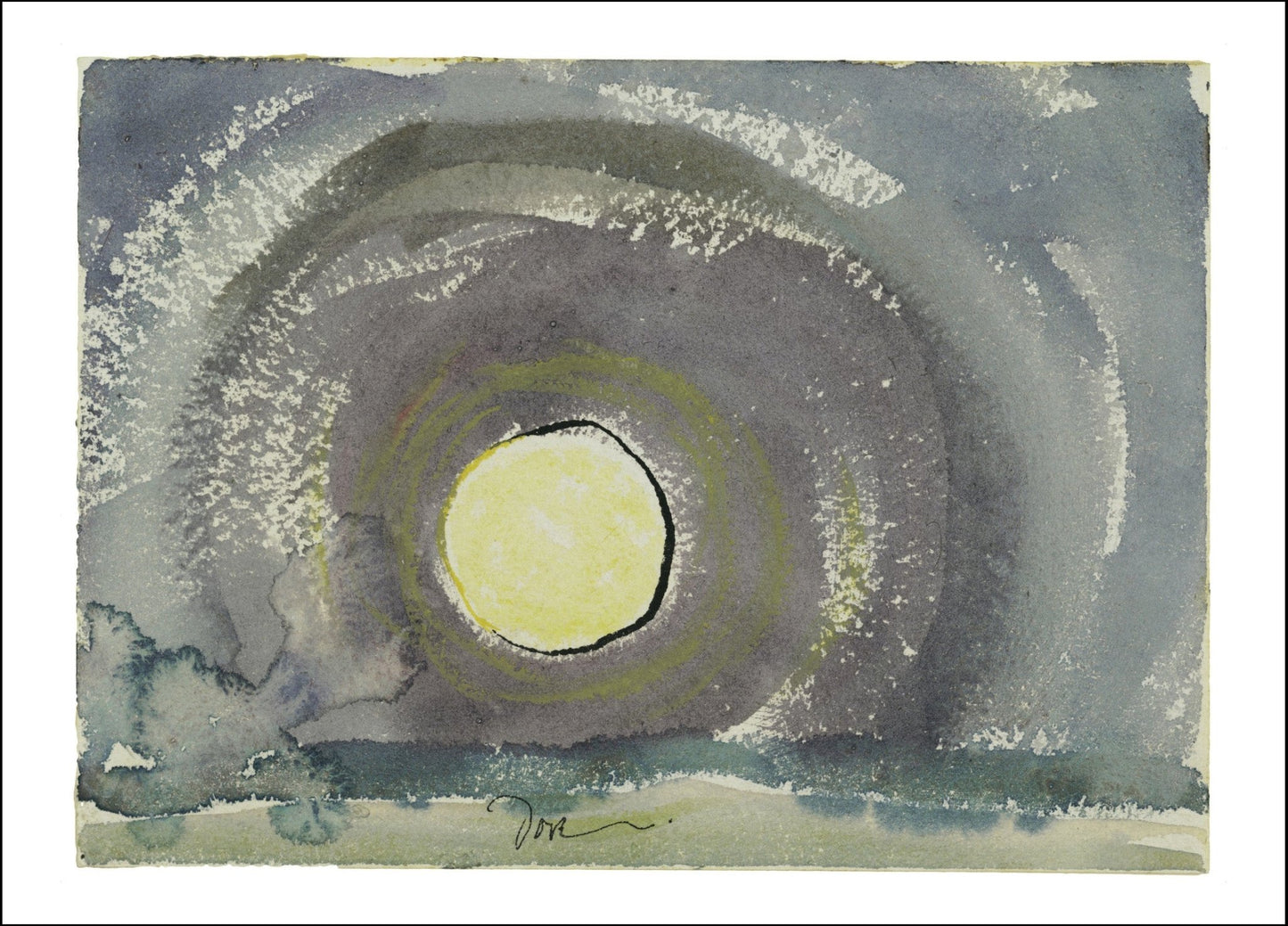 Sunrise 1 by Arthur Dove, vintage art, modern poster print