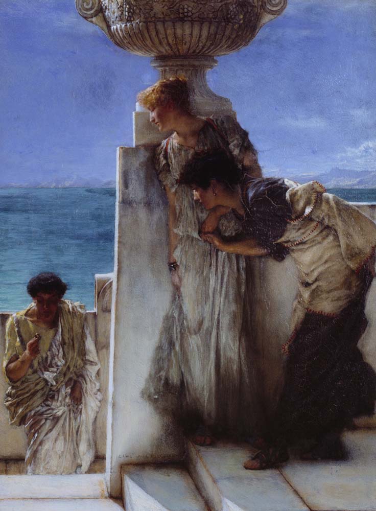 a foregone conclusion by Sir L. Alma-Tadema, 12x8" (A4) Poster