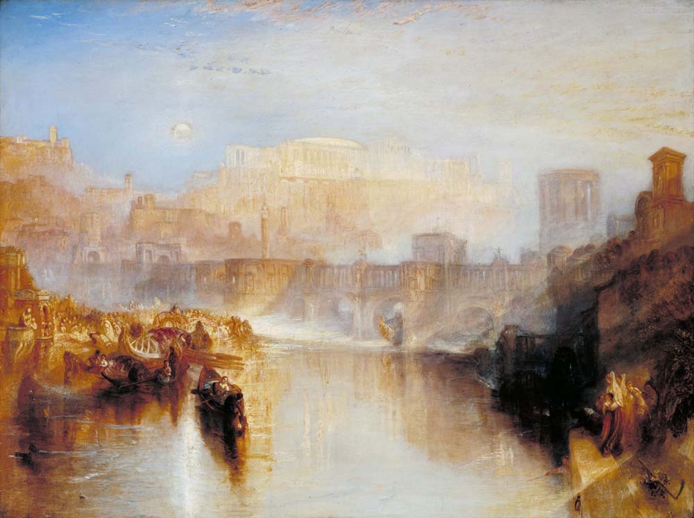 ancient rome, agrippina by J.M.W. Turner, 12x8" (A4) Poster