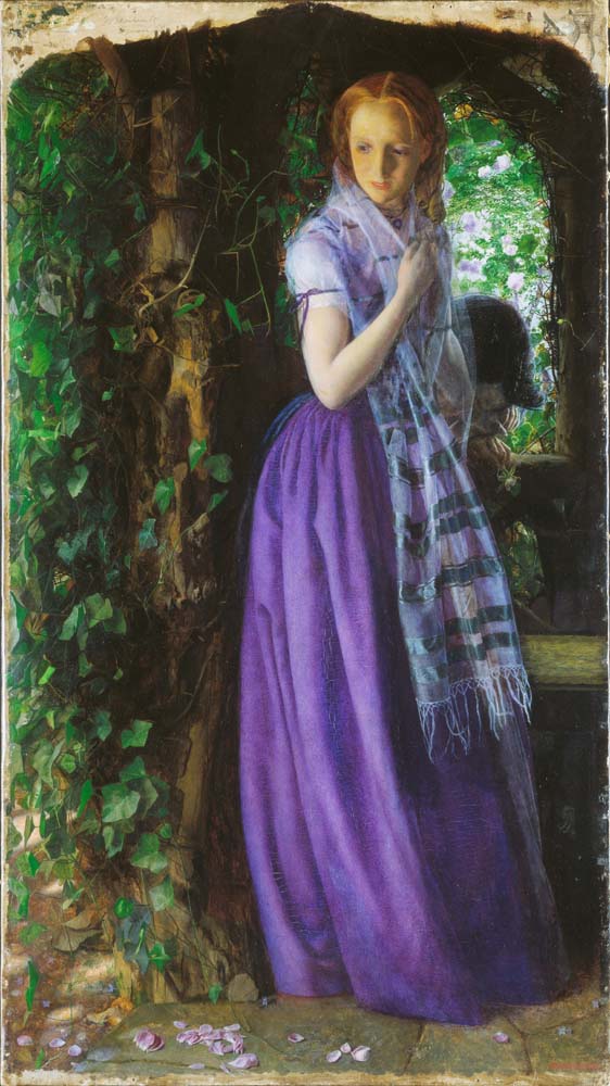 april love by Arthur Hughes, ca. 1855, 12x8" (A4) Poster