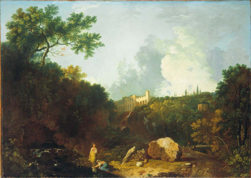 distant view of maecenas' villa by R. Wilson, 12x8" (A4) Poster