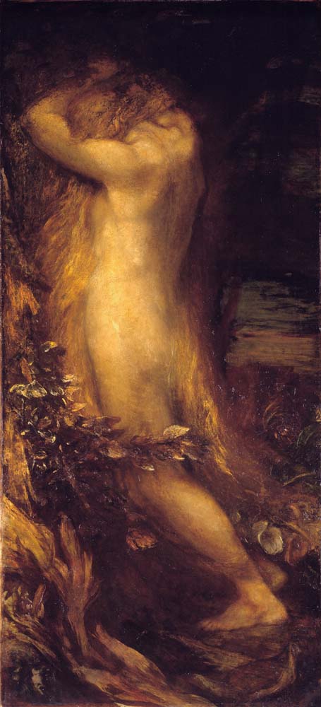 eve repentant by G. F. Watts, ca. 1875, 12x8" (A4) Poster