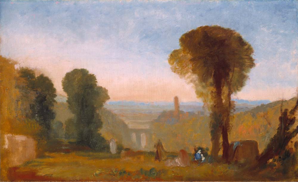 italian landscape by J. M. William Turner, 12x8" (A4) Poster