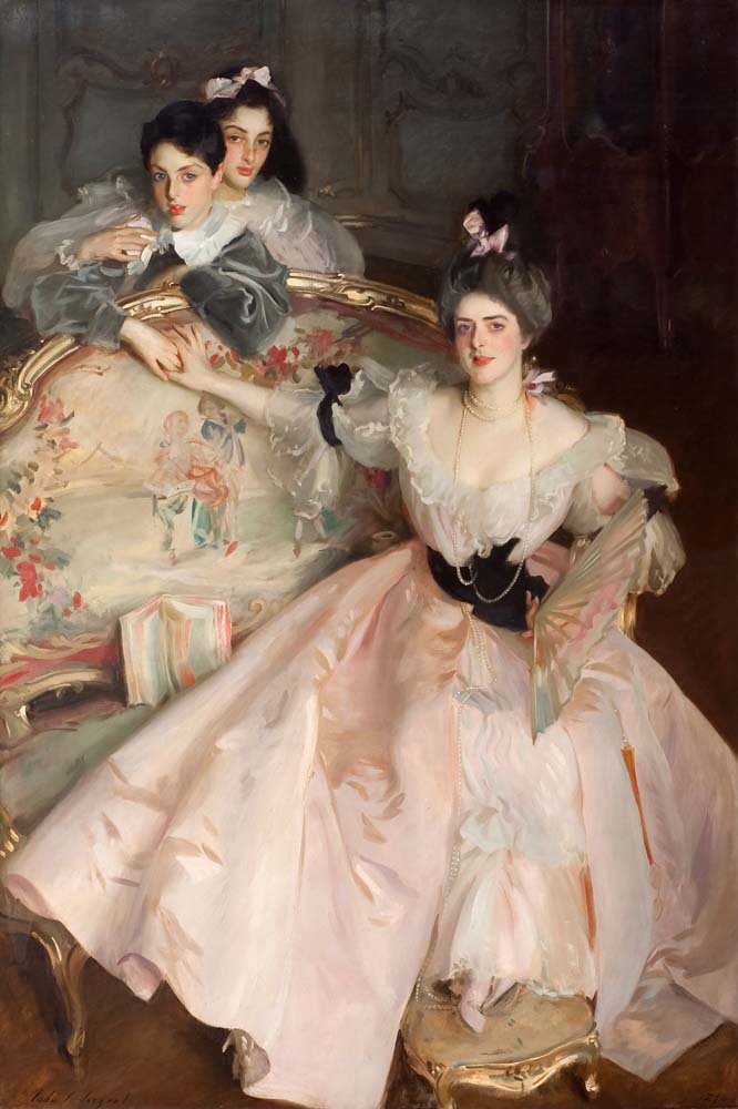 mrs carl meyer & her children by J.S. Sargent, 12x8" (A4) Poster