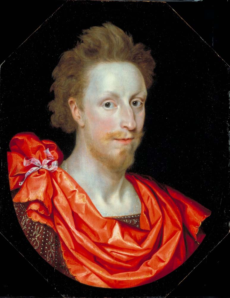 a man in classical dress by M. Gheeraerts II, 12x8" (A4) Poster