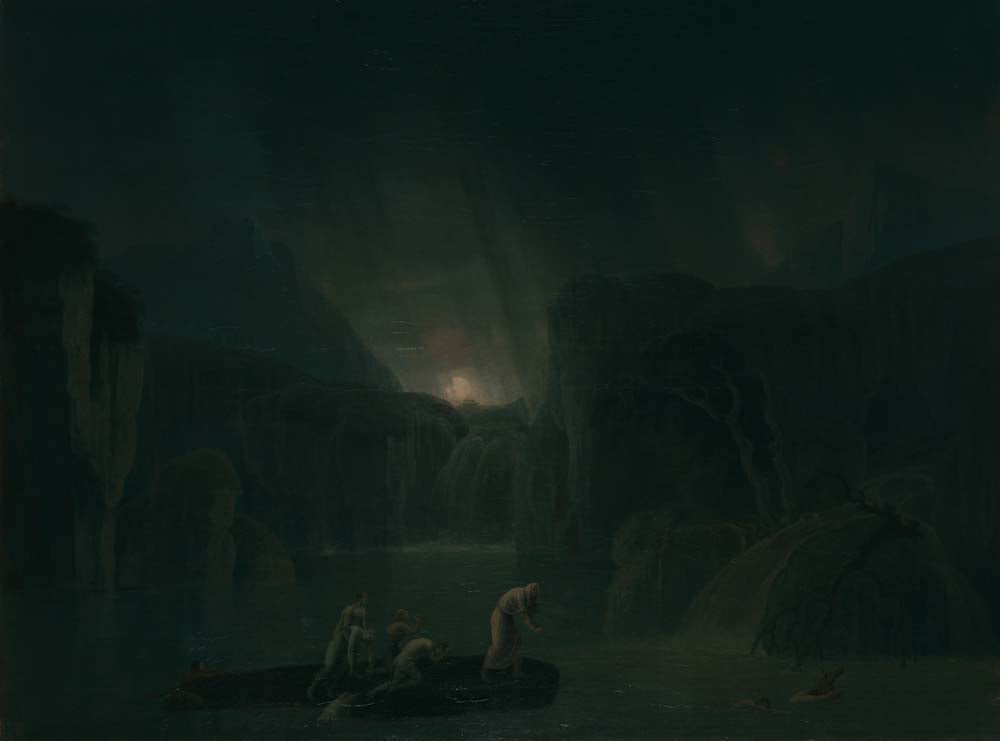 the deluge by Jacob More, 1787, 12x8" (A4) Poster