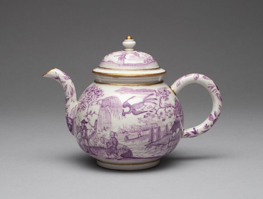 Teapot with Cover by Du Paquier Porcelain Manufactory, 23x16"( A2 size) Poster Print
