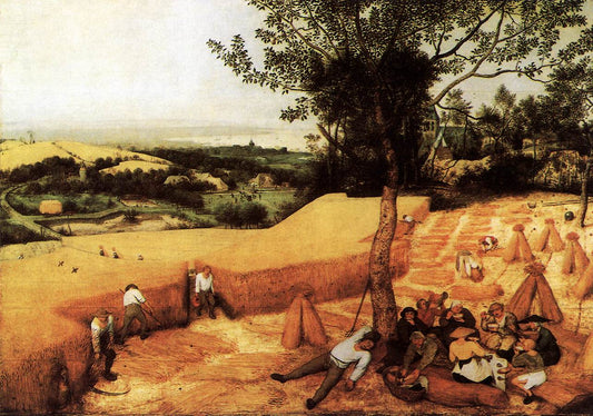 The Corn Harvest (August), vintage artwork by Pieter Bruegel the Elder, A3 (16x12") Poster Print