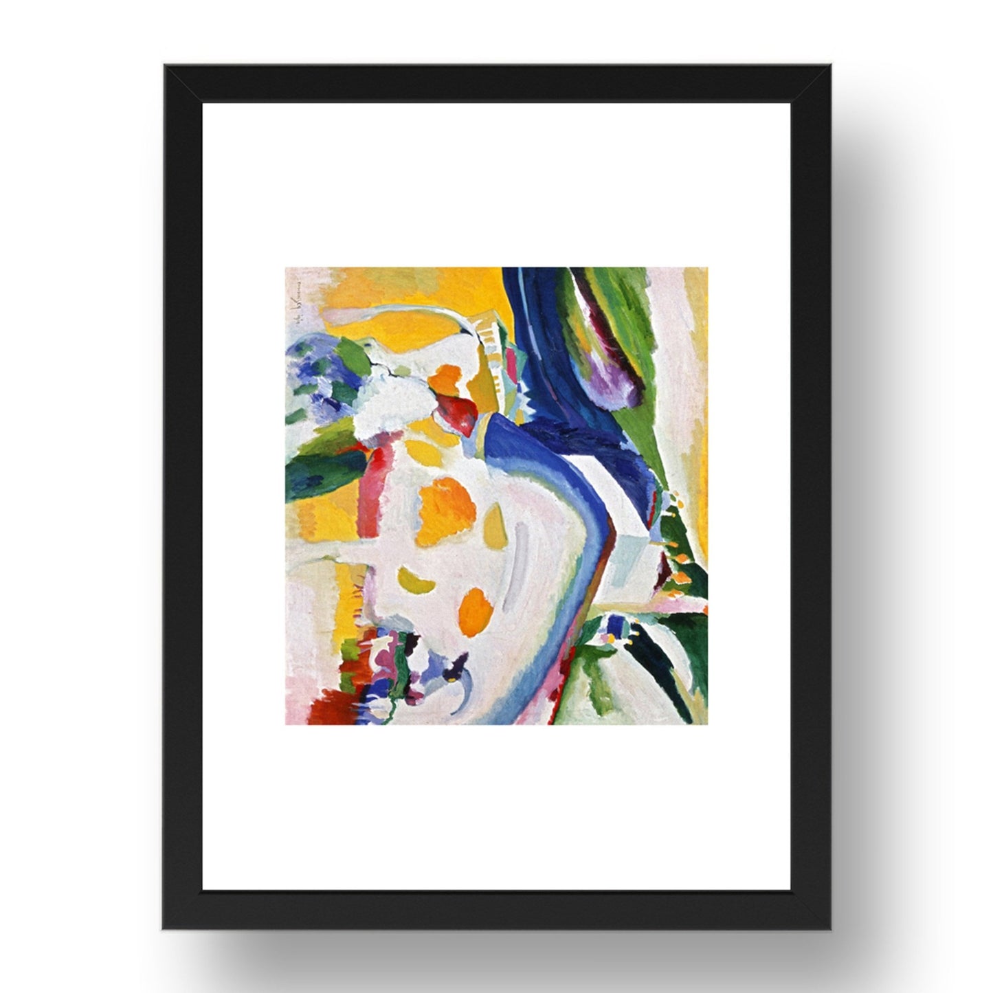 The Cow 1910 A3+ by Wassily Kandinsky, 17x13" Frame