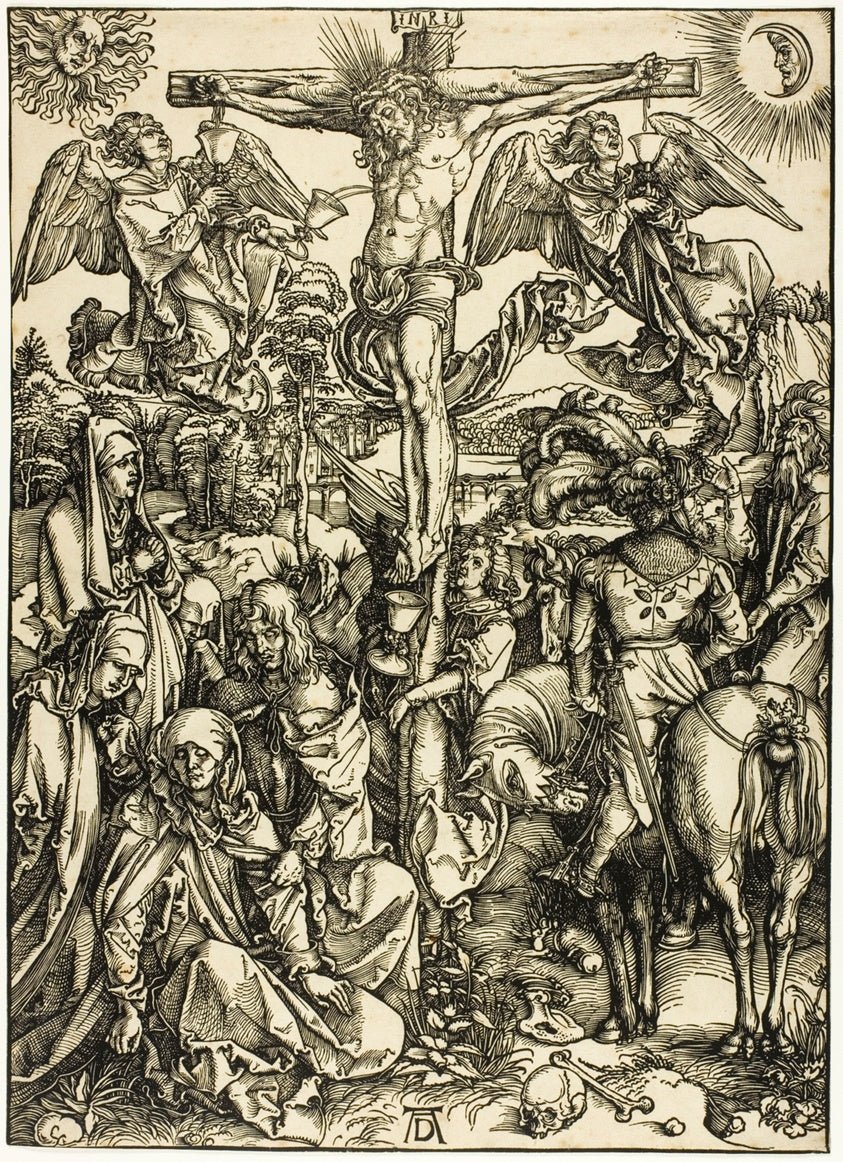 The Crucifixion, from The Large Passion by Albrecht Dürer, 23x16"( A2 size) Poster Print