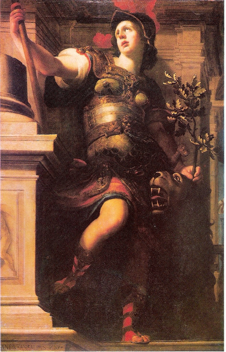 The Fortress, vintage artwork by Giovanni Andrea Ansaldo, 12x8" (A4) Poster
