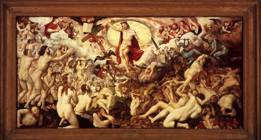 The Last Judgment, vintage artwork by Pieter Pourbus, A3 (16x12") Poster Print