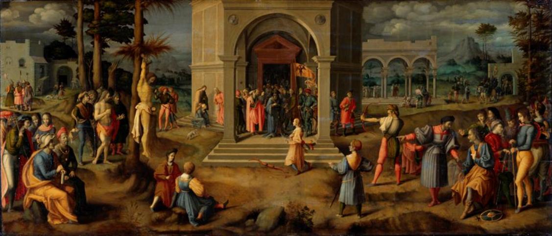 The Legend of the King's Sons, vintage artwork by Il Bacchiacca, A3 (16x12") Poster Print