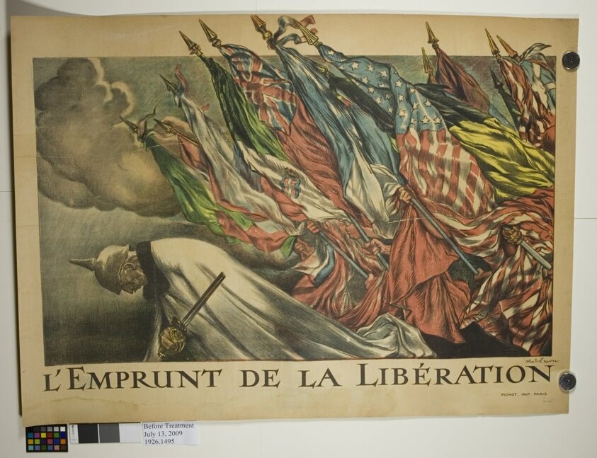 The Liberation Loan by Abel Faivre (French, 1867-1945),23x16"( A2 size ) Poster Print