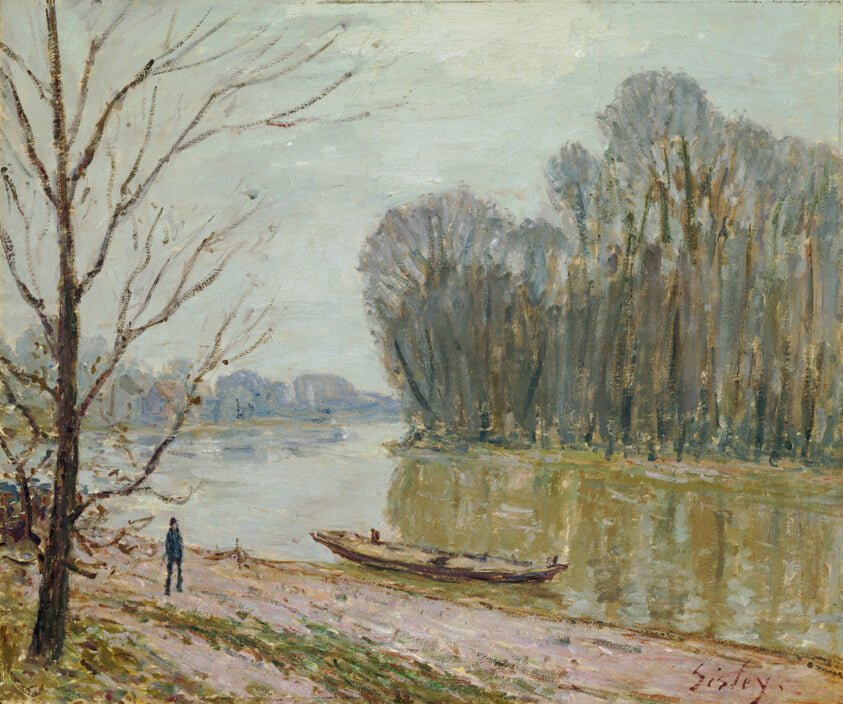 The Loire by Alfred Sisley, 23x16"( A2 size) Poster Print