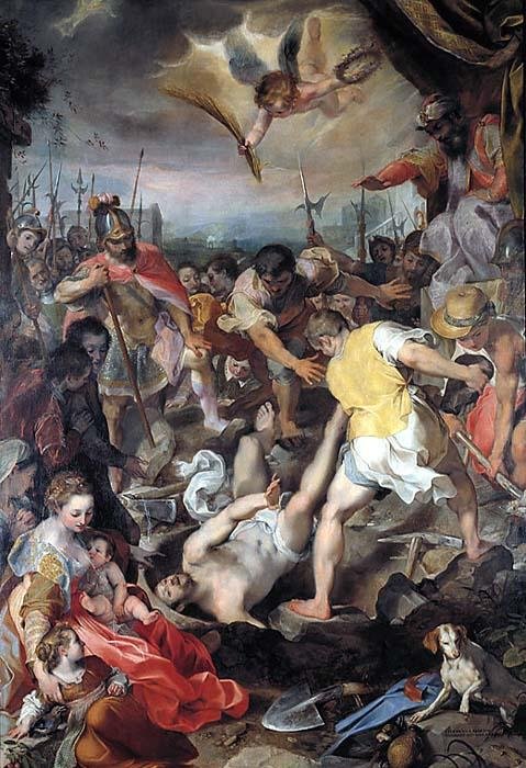 The Martyrdom of San Vitale, vintage artwork by Federico Barocci, A3 (16x12") Poster Print