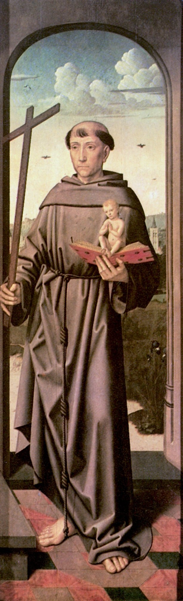 The Saint Anne Altarpiece (right panel), vintage artwork by Gheeraert (Gerard) David, A3 (16x12") Poster Print