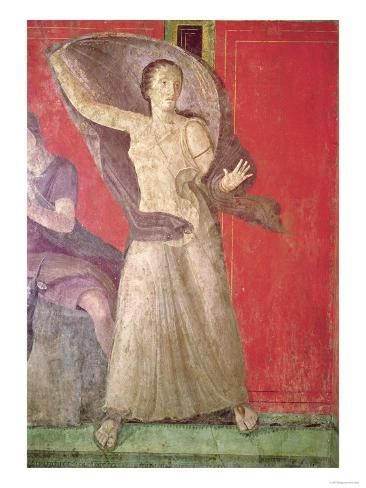 The Startled Woman by Unknown, vintage art, modern poster print