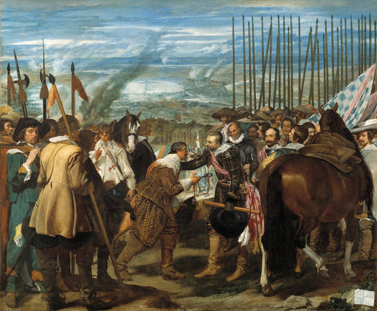 The Surrender of Breda by Diego Valazquez, vintage art, modern poster print