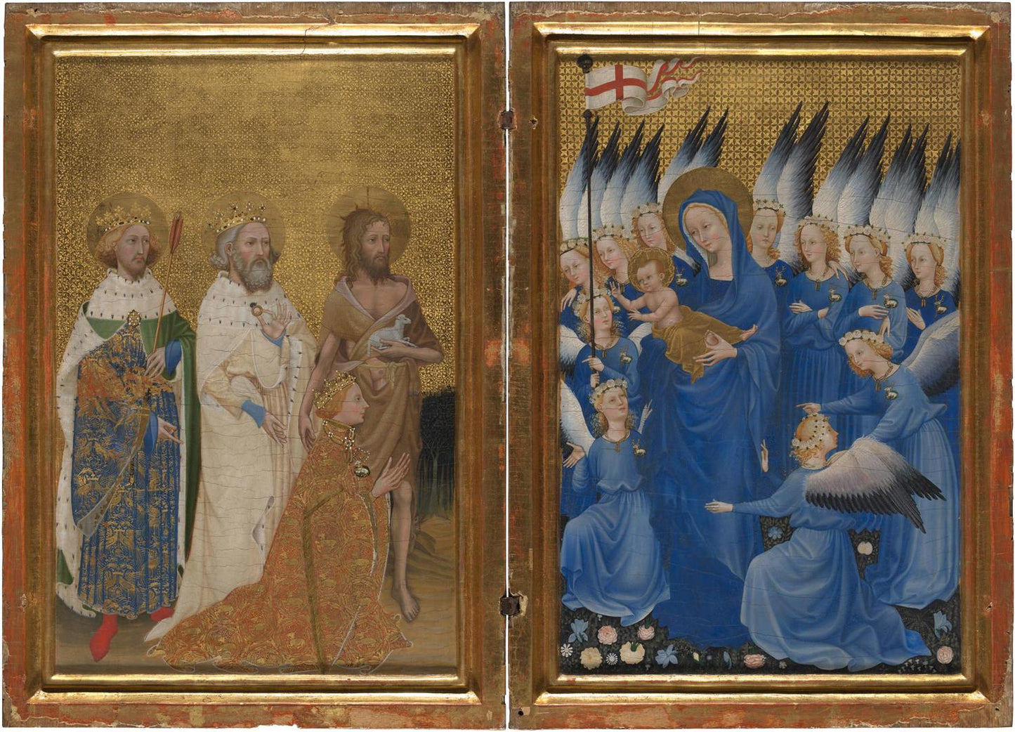 The Wilton Diptych by Unknown, vintage art, modern poster print