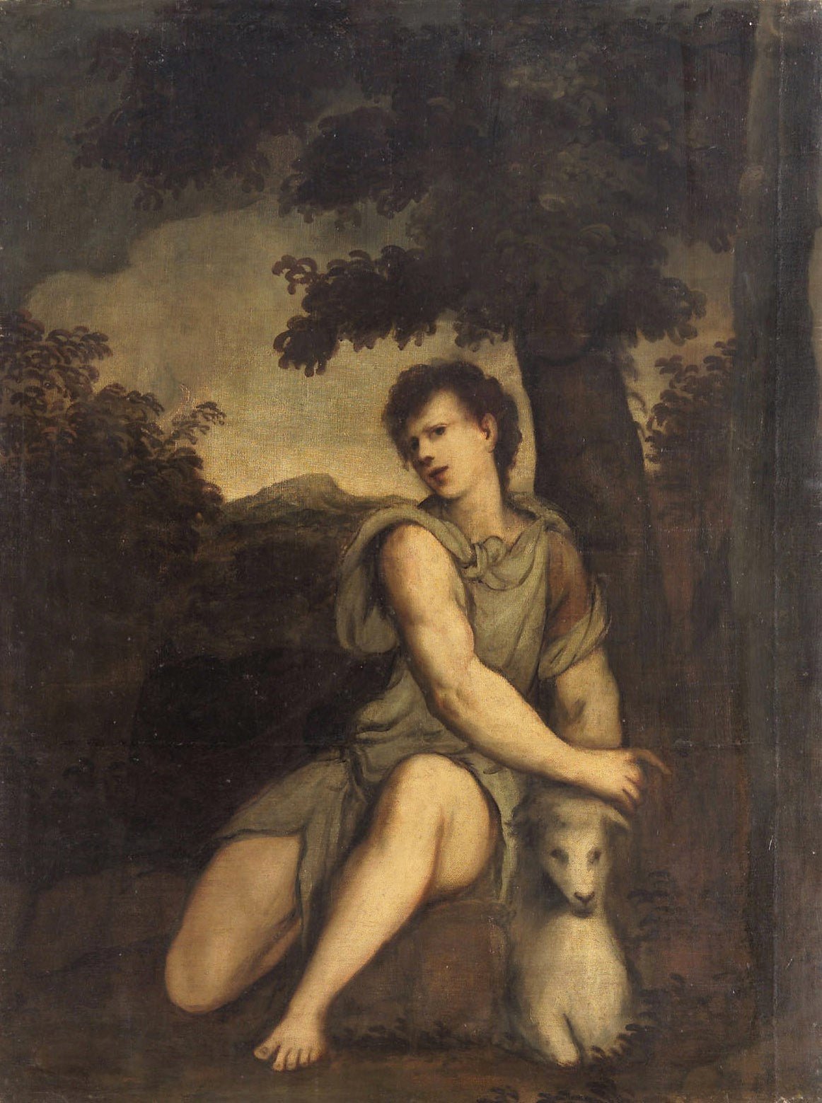 The Young Abel, vintage artwork by Andrea Schiavone, A3 (16x12") Poster Print