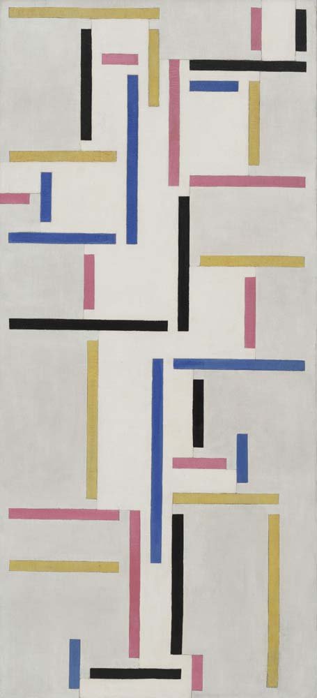 Theo van Doesburg - Rhythm of a Russian Dance, vintage art, modern poster print