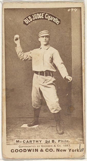 Thomas Francis Michael "Tommy" McCarthy 2nd Base Philadelph-16x12"(A3) Poster