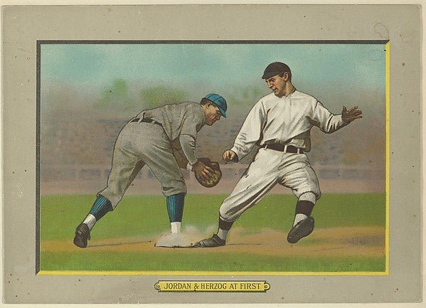 :Tim Jordan First Baseman Brooklyn Superbas & Charles "Buck-16x12"(A3) Poster