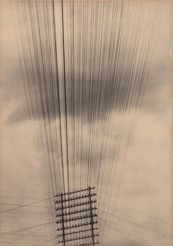 Tina Modotti - Telegraph Wires, vintage historic photograph, modern poster print