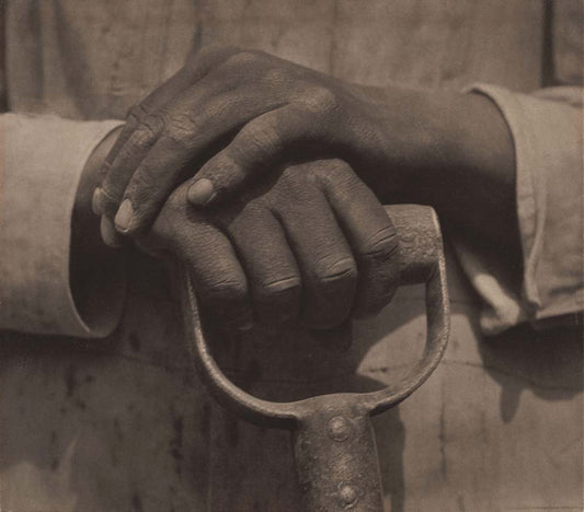 Tina Modotti - Worker's Hands, vintage historic photograph, modern poster print