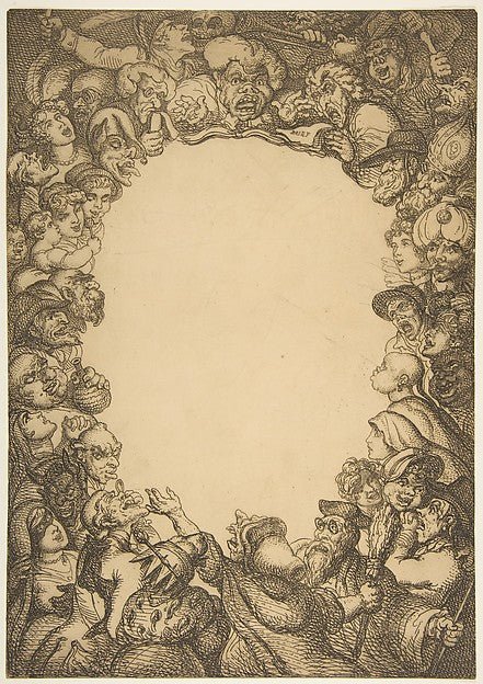 Title Page The Caricature Magazine or Mirror of Mirth Novemb, vintage art, A3 (16x12") Poster Print