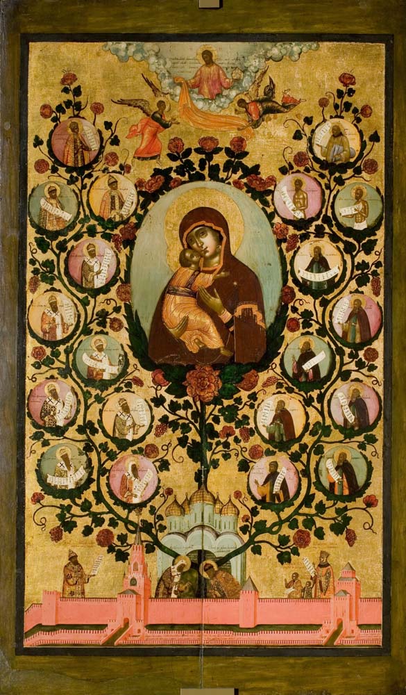 genealogy of state of muscovy by S. Ushakov, 12x8" (A4) Poster