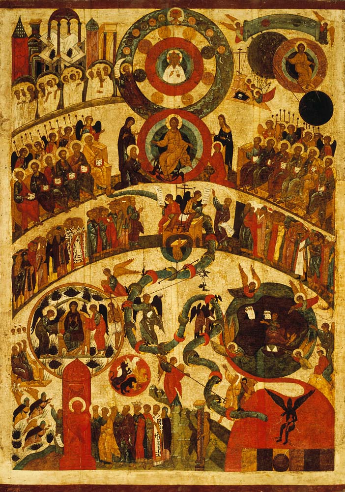 last judgment by Unknown, 16th c., 12x8" (A4) Poster