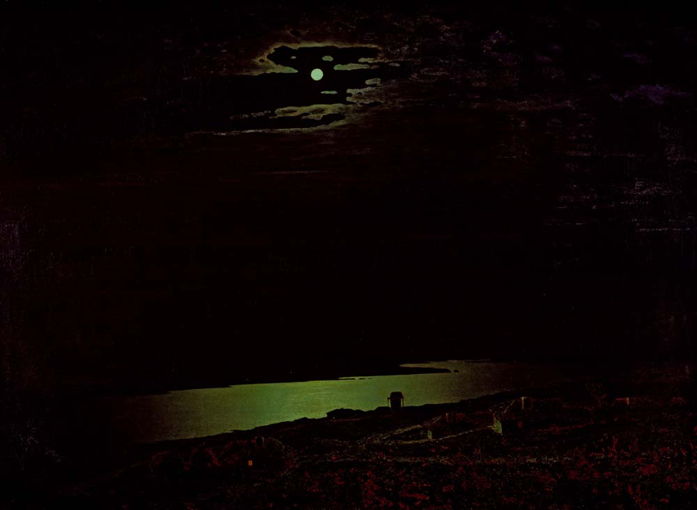 moonlit night on the dniepr by Arkhip Kuindzhi, 12x8" (A4) Poster