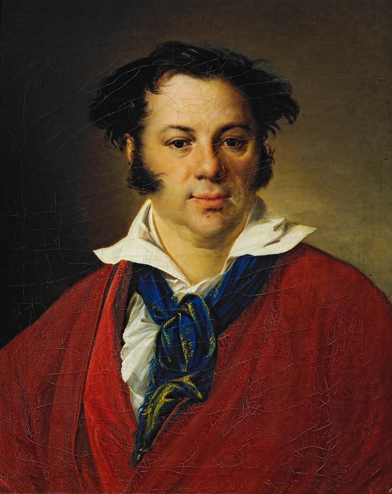 portrait of k g ravich by Vasily Tropinin, 1823, 12x8" (A4) Poster