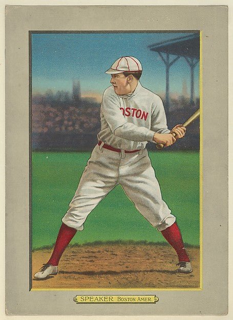 :Tris Speaker Center Fielder Boston Red Sox from Turkey Red-16x12"(A3) Poster