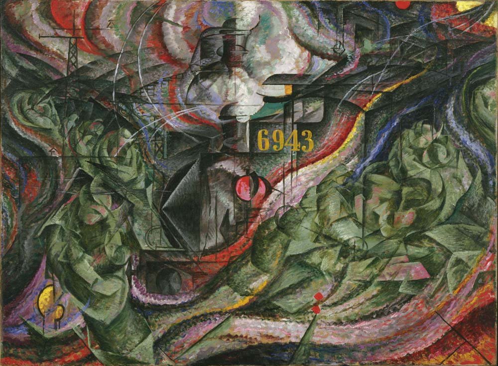 Umberto Boccioni - States of Mind I The Farewells, vintage art, modern poster print