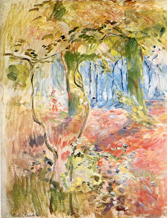 Underwood in Autome by Berthe Morisot, 1894, vintage art, modern poster print