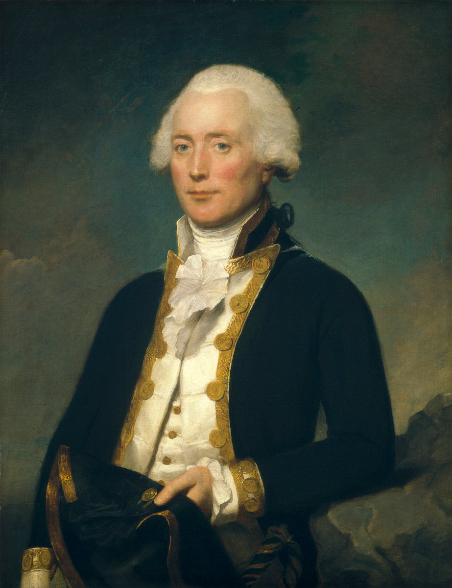 Captain Robert Calder by Lemuel Francis Abbott (British, c. 1755/1761 - 1802), 16X12"(A3)Poster Print